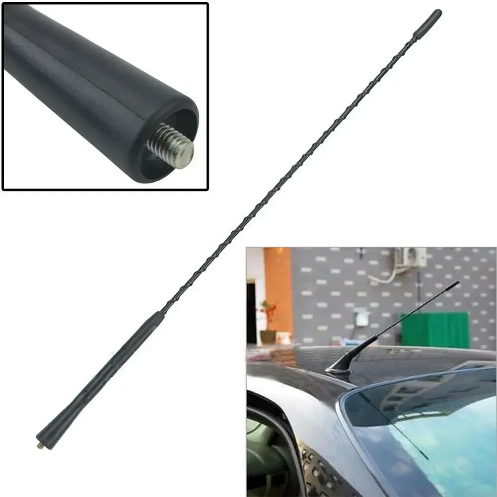 1x Car Aerial + M5 M6 Type Screws Robust Antenna For Long-term UV Exposure 9" 11" 16" Optional Length Plug And Play Aerial