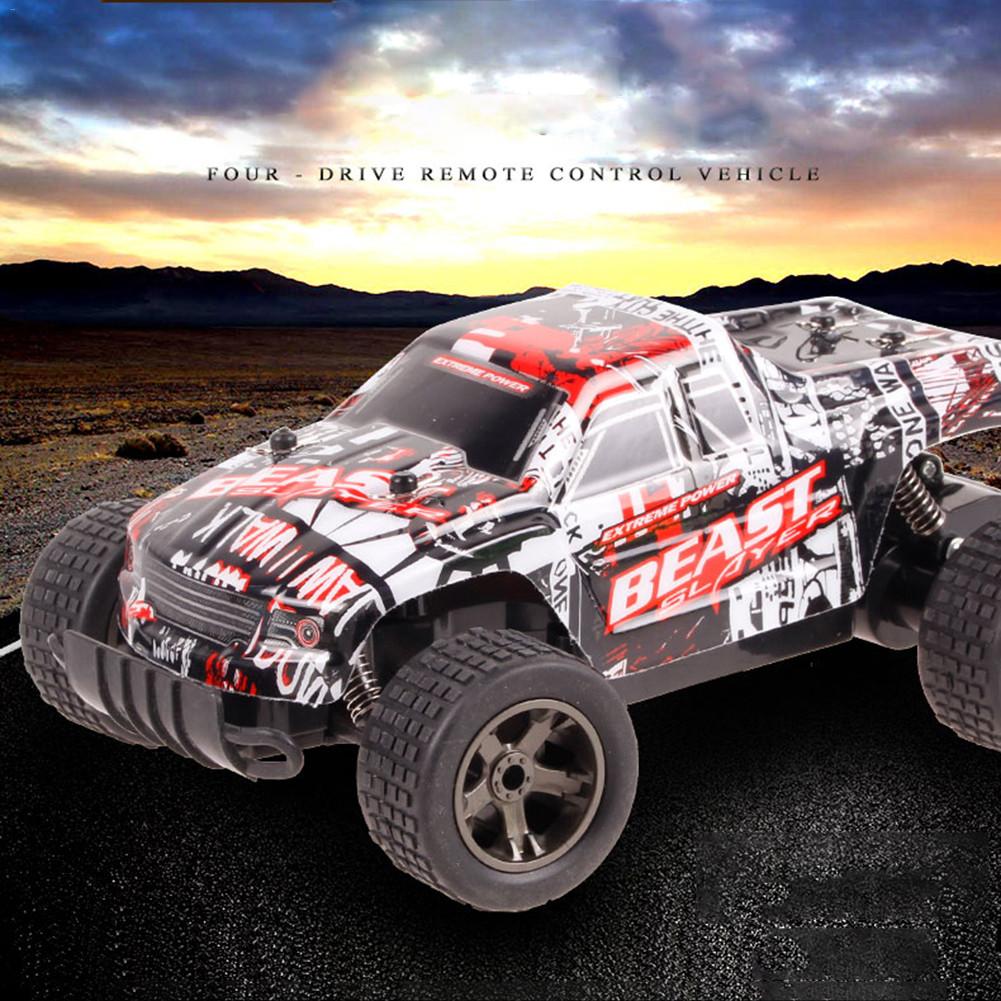 Originele 4WD High-speed Concurrerende Elektrische 2.4Ghz Afstandsbediening Auto Onbreekbaar Opladen Off-road Voertuig RC Racing auto