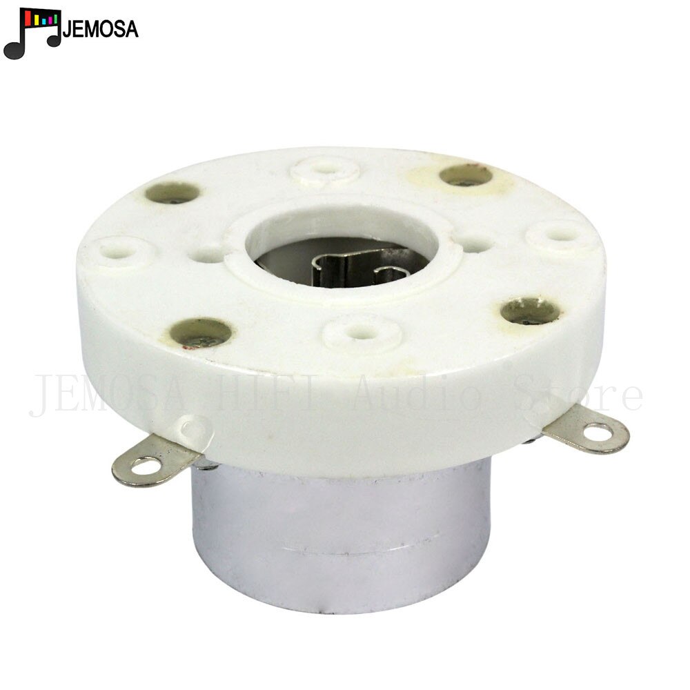 1PC Ceramic Tube Socket 4Pins Electron Tube Socket For 845 211 805 FU-5 Vacuum Tube