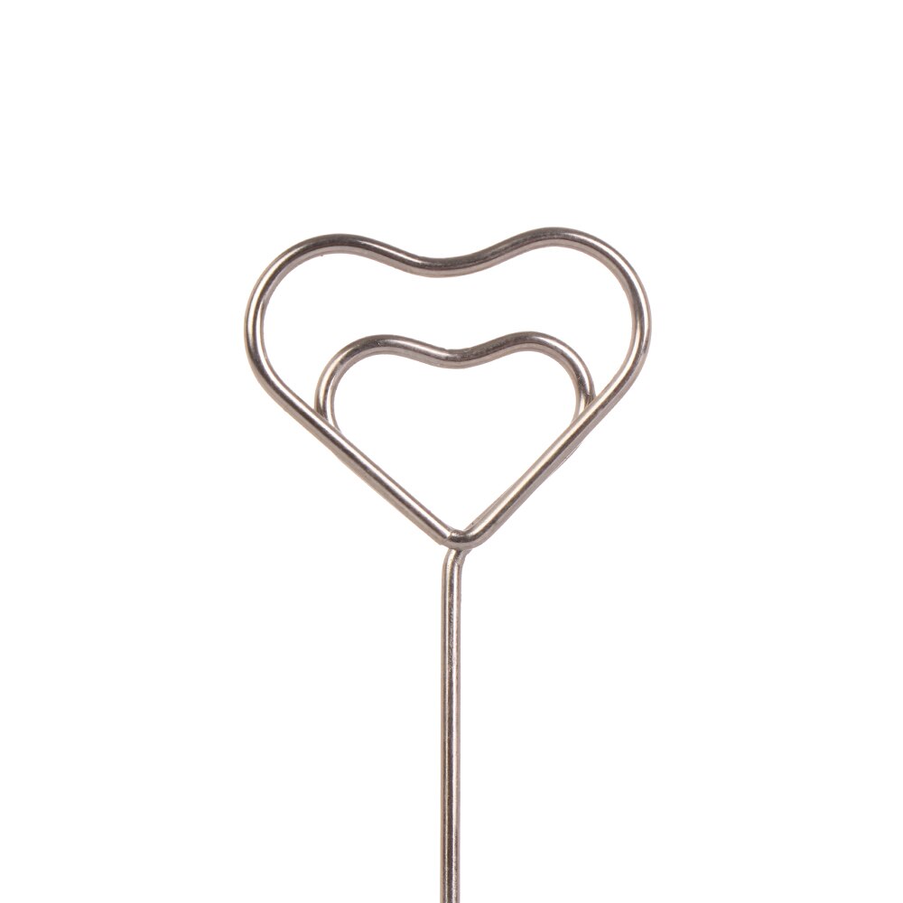 Clear Crystal Diamond Place Card Holder Romantic Heart Shape Photo Clip Table Number Stand Wedding Christmas Party Supplies