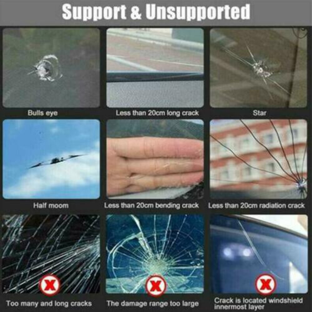 Phone Screen Repair Fluid Kit DIY Set Replacement Parts Auto Windshield