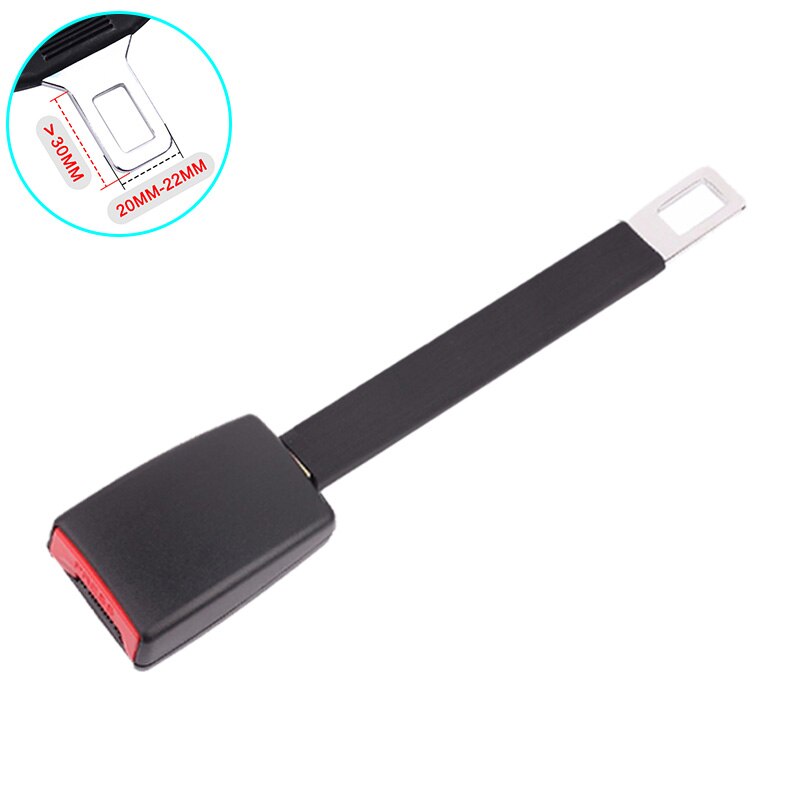 Universal Seat Belt Extender Staal Autogordel Gesp Voor 20-22Mm Tong Autogordel Clip Uitbreiding plug Gesp Seat Belt: GRAY