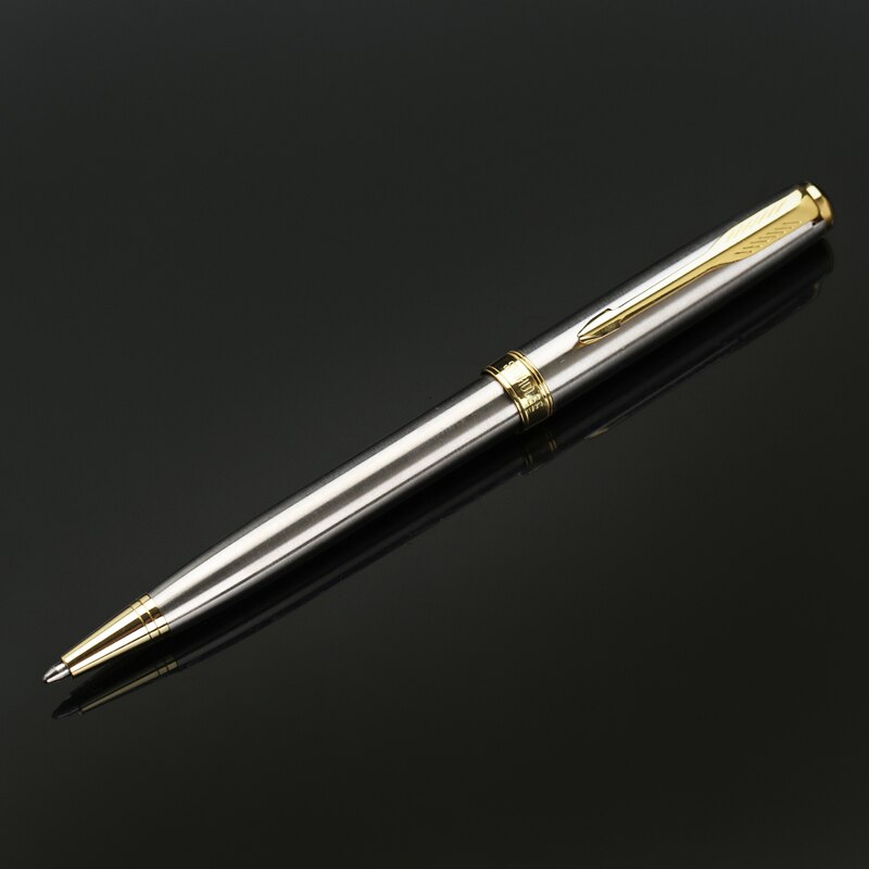 BESTE FÖRDERUNG Sonett kugelschreiber Schreibwaren Beste preis Schule Lieferanten stift oben Excutive Geschäft stift: Metall Gold / Metall Silber-