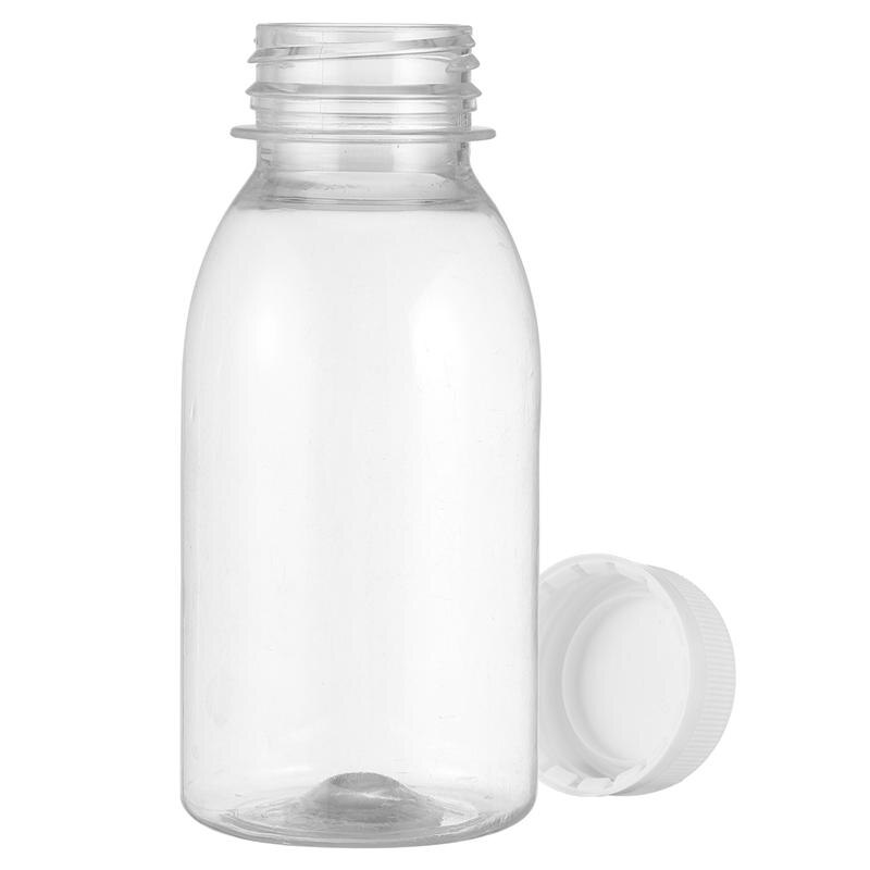 10 stk gjennomsiktig vannflaske plast drikkeflasker 250ml ( gjennomsiktige)