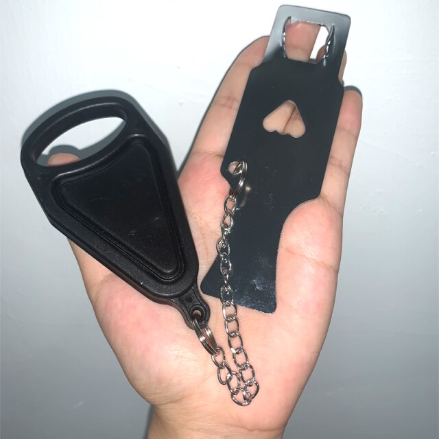 Portable Family Hotel Door Lock Security Privacy Safe Lock Anti-Theft Travel Lock Door Latch For Travel Family Apartment College: blcak