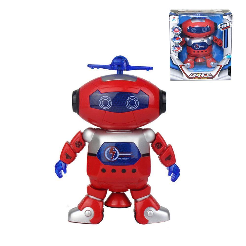 Télécommande Robot garçon jouet enfant Robot Cool jouet éblouissant danse Robot jouet drôle Robot enfant jouet télécommande Robot: Rouge