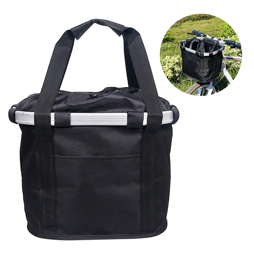 Animaux chat siège chien vélo panier avant amovible vélo panier chien transporteur étanche animaux siège vélo panier cyclisme accessoires: Black