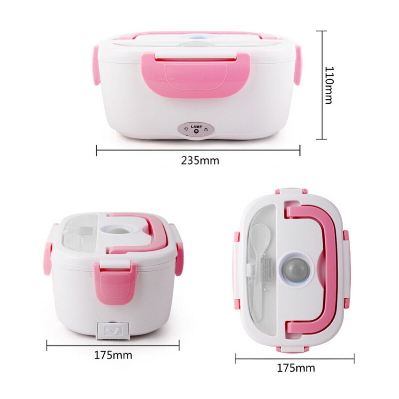 Portable Electric Lunch Box Car Truck&Home 12V1.5L School Bento Rice Cooker Food Container Warmer Car Adapter Car Accessories