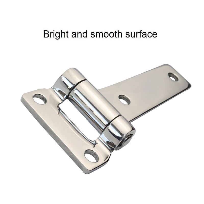 Bisagra de acero inoxidable 304 para yates, bisagra en T de alta resistencia para barcos, puertas de acero inoxidable para contenedores, 135mm