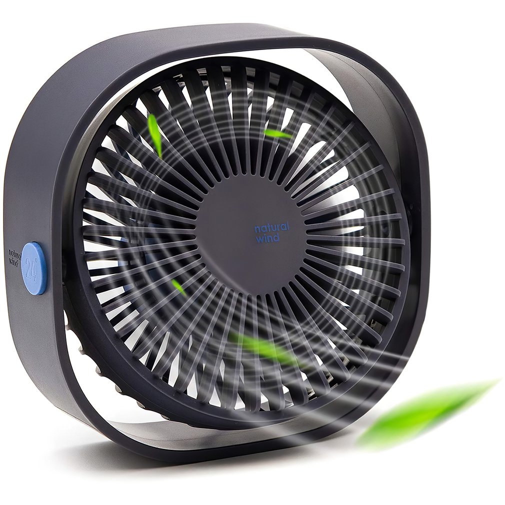 USB Desk Fan Mini Portable Electric Cooling Fan With 3 Speeds Powerful And Super Silent Fan Ideal For Office Home