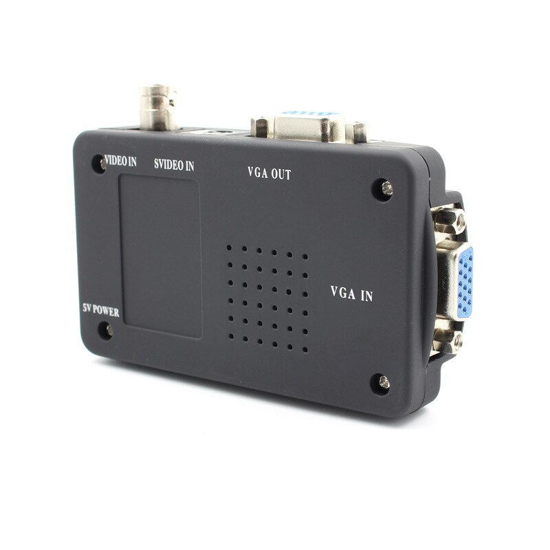 1080p cctv dvr dvd tv bnc s-video vga til vga converter adapter digital boks understøttelse til pc og til mac computere gt
