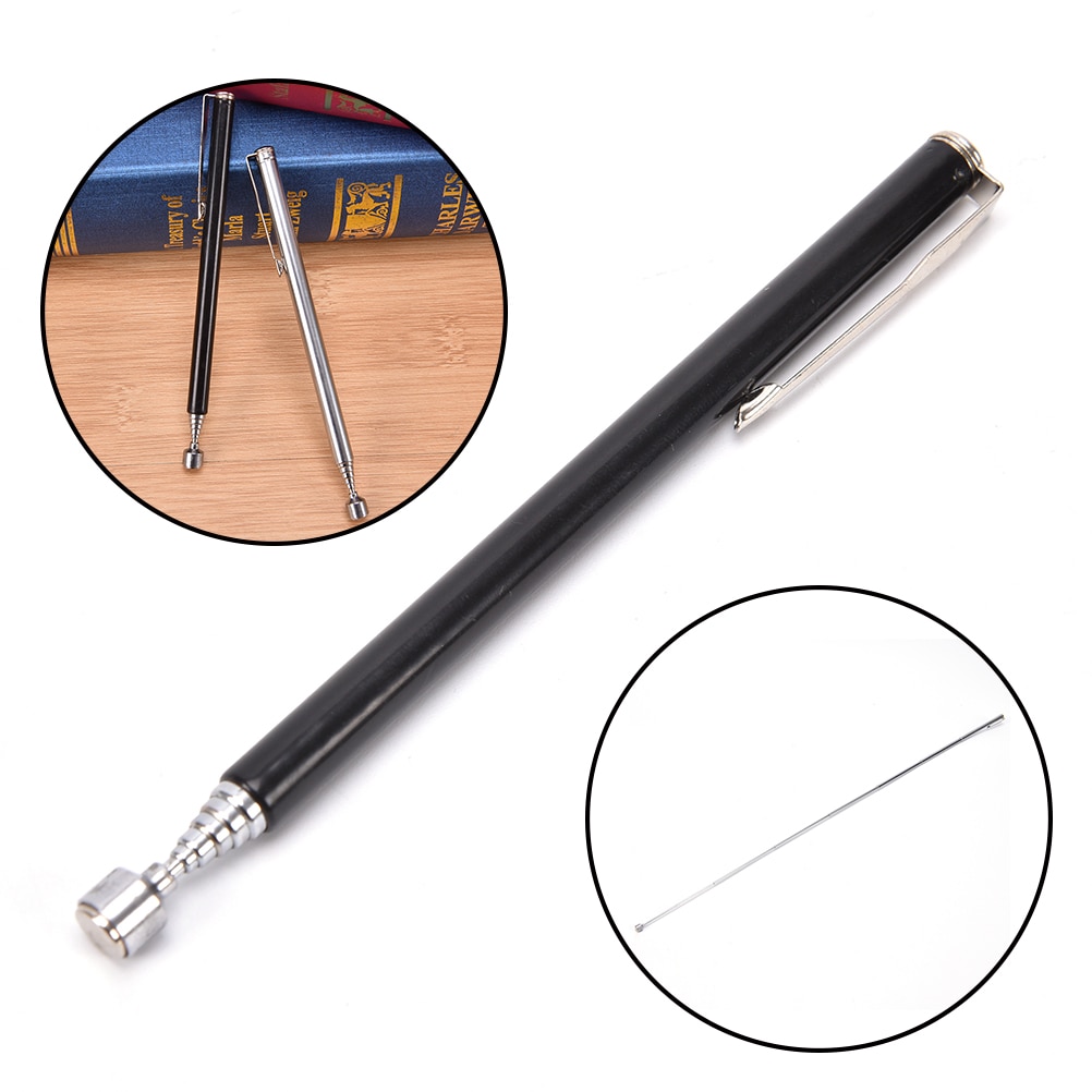 1pc Portable Adjustable 1.5/2LBs Magnetic Telescopic Pick Up Rod Stick Extending Magnet Handheld Tool Length About 12.5cm