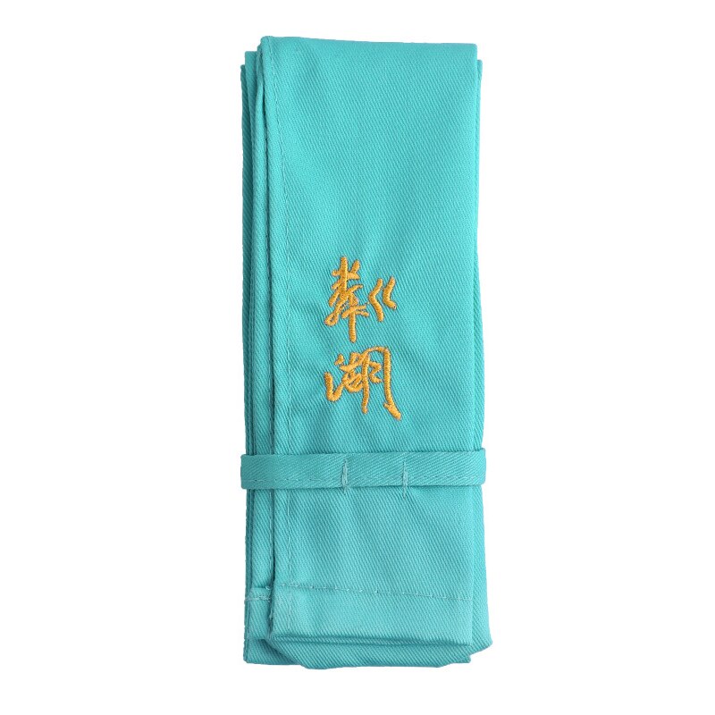 Sac de canne à pêche en tissu de coton épais, 5 couleurs, housse de protection anti-rayures, étui de rangement: Bleu