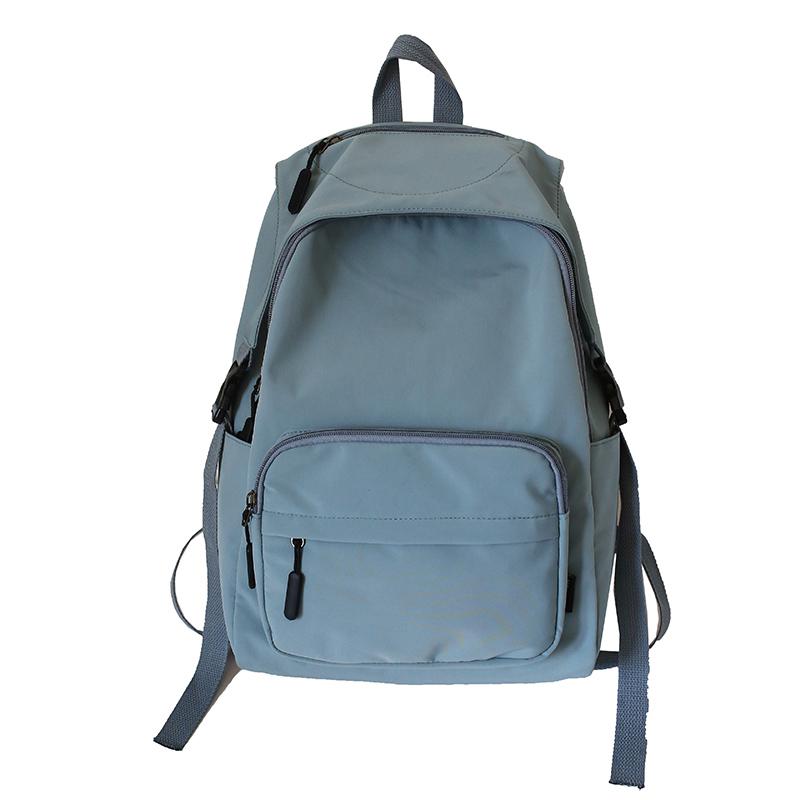 7 farben Nylon Rucksack Wasserdichte Bagpack lässig Rucksack shoudler zurück Pack Schule Taschen Für Teenager Mädchen Mochila Escolar: blau