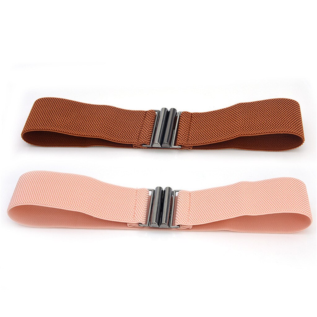 Taille Riem Vrouwen Brede Elastische Jurk Riem Jeans Accessoires Stretch Elastische Brede Corset Taille Metalen Gesp Mujer Femme # l20