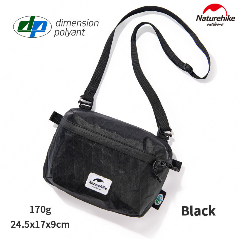 Naturehike-riñonera para cámara al aire libre, bolsa de almacenamiento ultraligera para viajes de negocios, impermeable, para ocio: Black