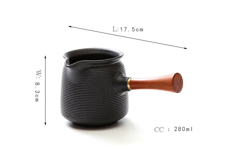 Tangpin svart keramisk te infusers tekanna kinesisk kung fu te tillbehör