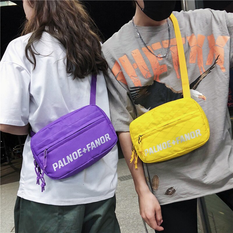 Schoudertas heren populair merk transparant heren borsttas casual hiphop kleine schoudertas koreaanse stijl schoudertas sport d