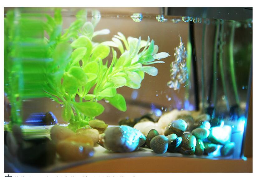 Multi-functional Acrylic Fish Tank / Aquarium USB Mini Aquarium Fish Ecological Small Goldfish Turtle Aquarium Supplies