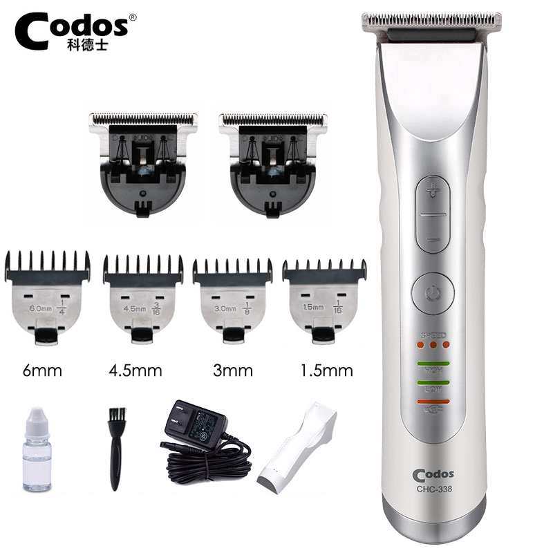 Professionele Codos CHC-338 Elektrische Tondeuse voor Mannen Oplaadbare Salon Kapper MINI Tondeuse Scheren Snijmachine