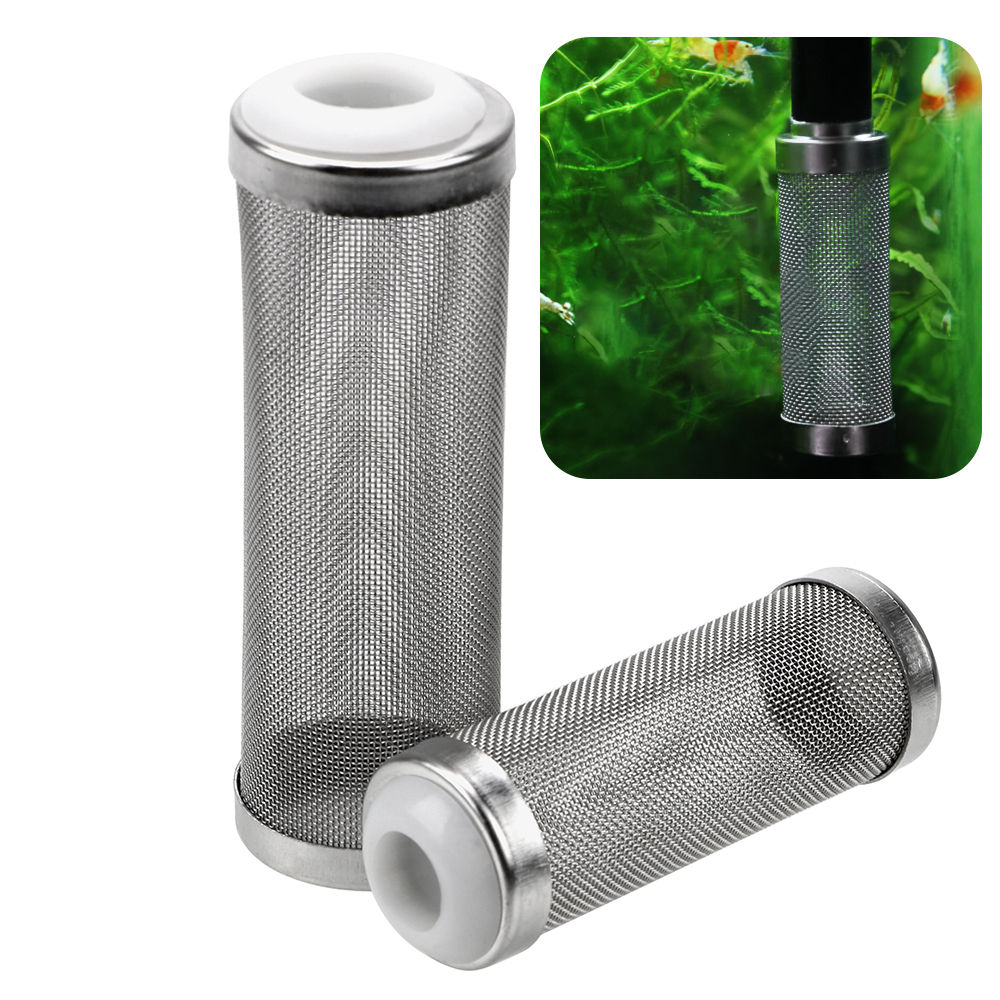 Inflow Inlet Protect Speciale Garnalen Cilinder Filter Aquarium Accessoires S/L Maat Roestvrij Stalen Filter Garnalen Netto