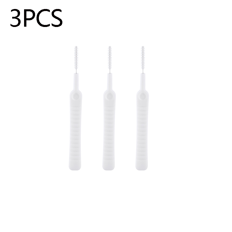 1/20 Stuks Mini Reinigingsborstel Mobiele Telefoon Gat Cleaner Multifunctionele Anti-Verstopping Gat Cleaner Voor Douchekop telefoon Poort: Zilver