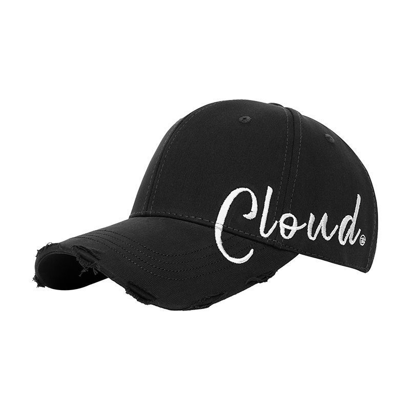 Boné de beisebol à prova de sol masculino e feminino, chapéu grande da circunferência da cabeça, top pequeno com aparência de rosto, aba alargada, pico, casal, novo: Preto
