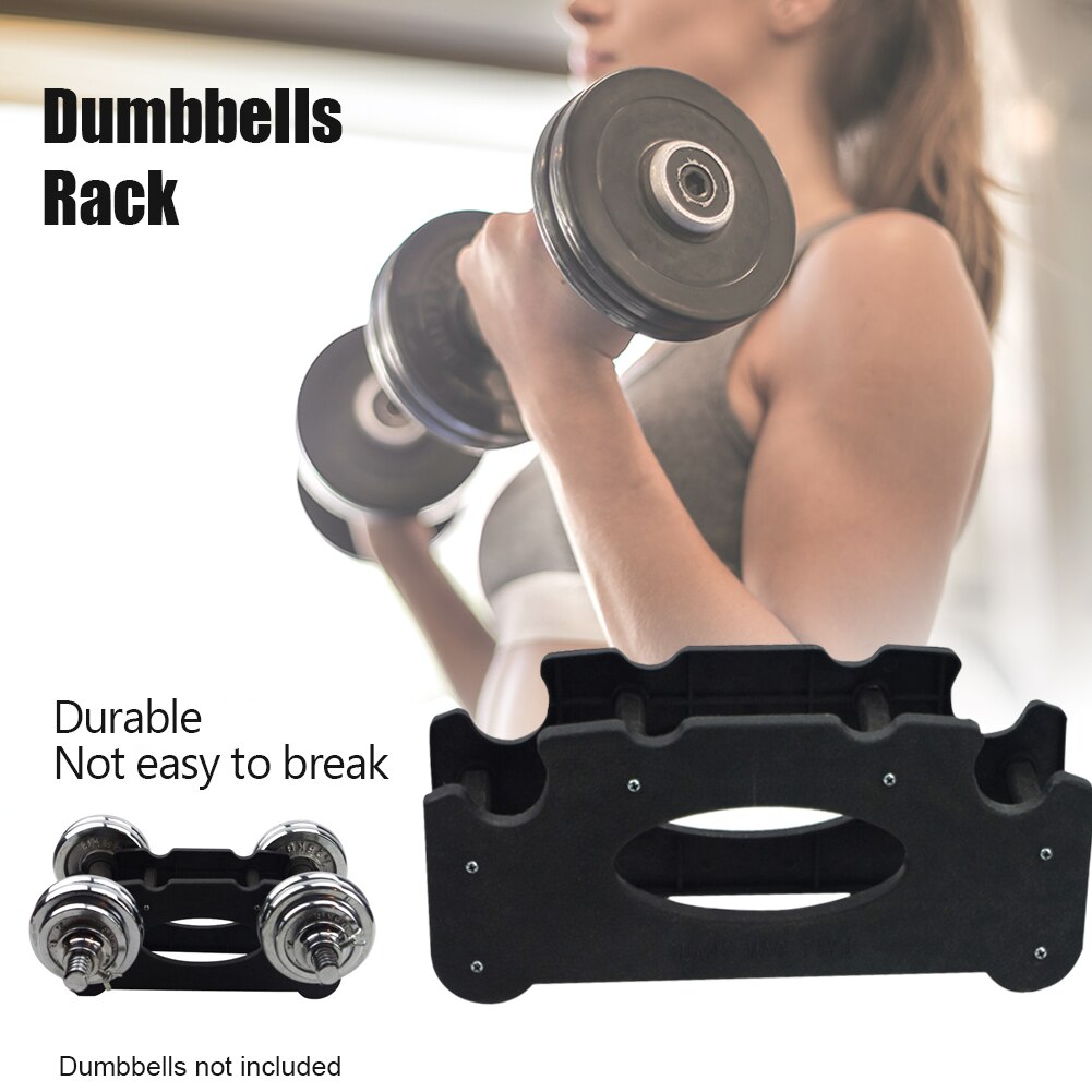Home Gym Muscle Indoor Outdoor Exercise Loss Weight Strength Training Workout Body Shaping Dumbbells Rack Durable PP Detachable