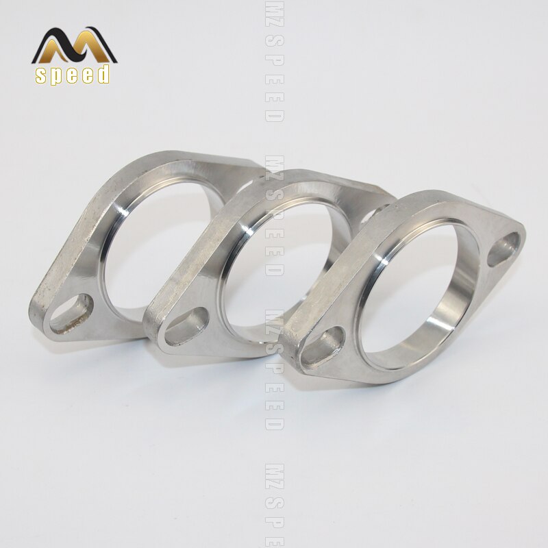 accessories Universal stainless steel exhaust muffler flange exhaust pipe connection 51mm 63mm 76mm joint