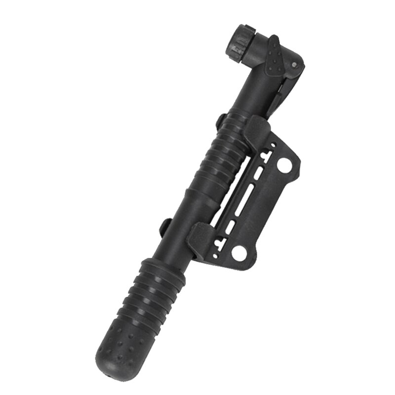 Mini Bike Pump Aluminum Alloy Bicycle Hand Air Pump Tire Inflator Road Cycling Pump: white