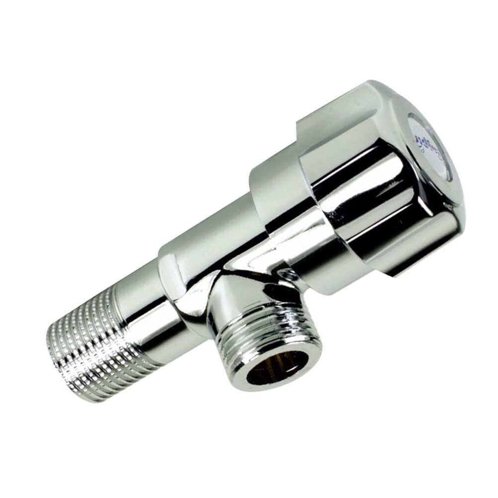 1 Pcs Bathroom Angle Valve Cold and Stainless Steel Solid Coating Shut Off Valve for Kitchen Sink Water Heater Basin Toilet