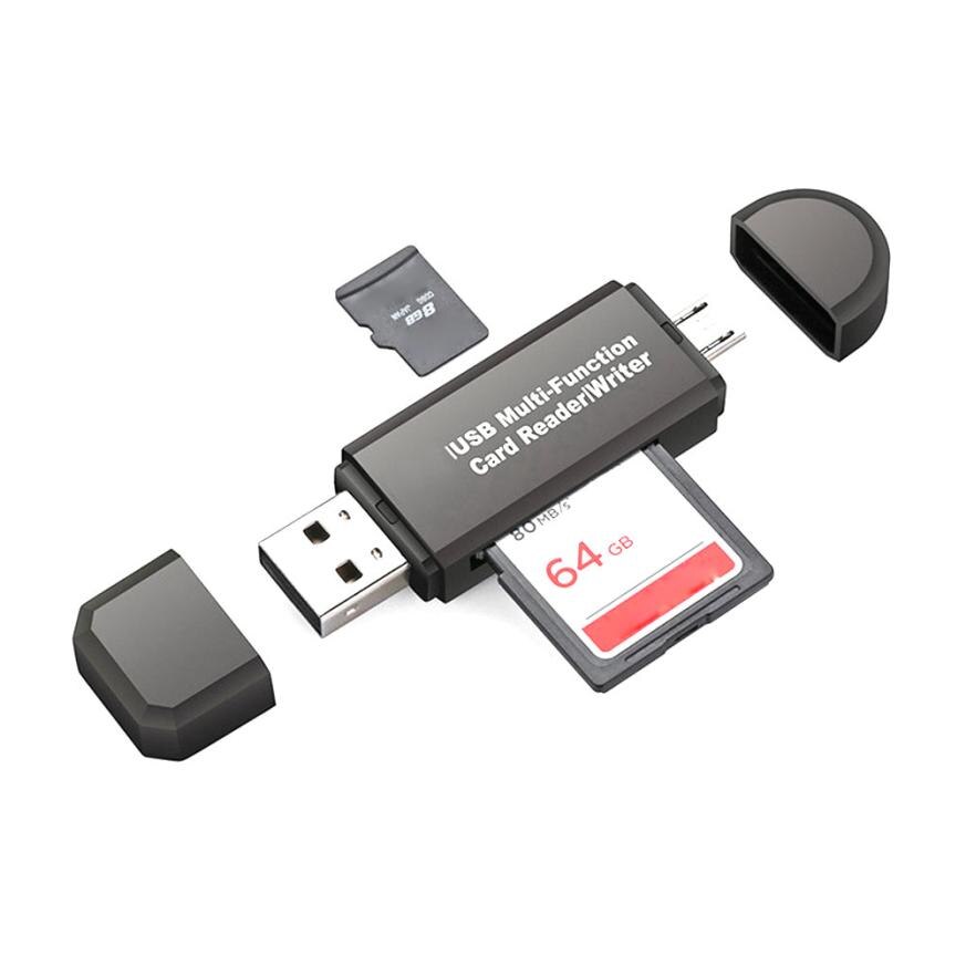 micro sim sd card reader usb 3.0 Memory cardreader Multi-function MINI USB 2.0 +OTG Micro SD/SDXC TF Adapter U Disk PC Phones