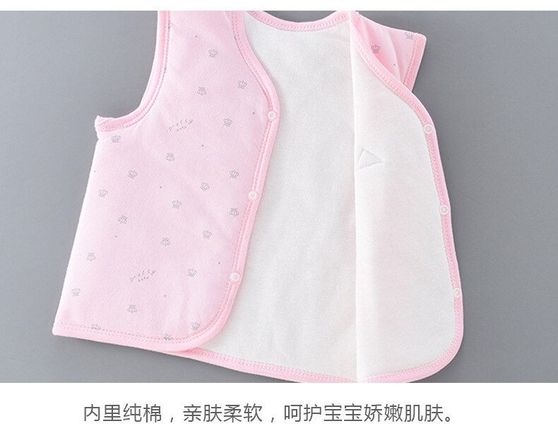 3 6 9 12 18 meses bebé chalecos de invierno sin mangas chaquetas cálidas sin mangas para niñas ropa de bebé chaleco infantil