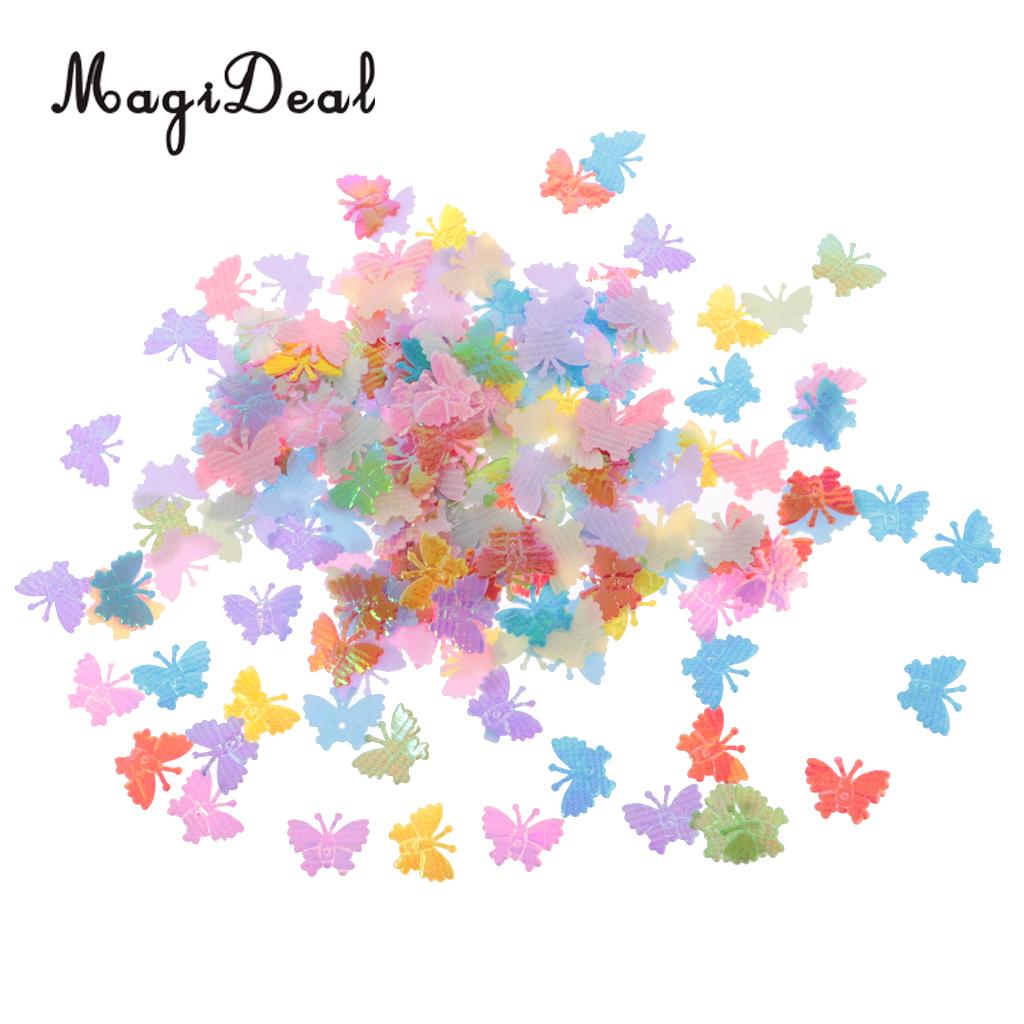 Separador de papel picado MagiDeal, 1 bolsa, mariposa, para bodas, Baby Shower, confeti, decoración para eventos y fiestas: Multi