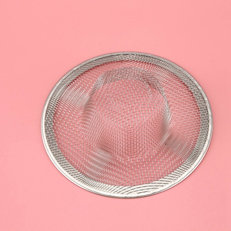 1 Pcs Kitchen Basket Drain Metal Mesh Sink Strainer &amp; 20Pcs Magic Multi Sponge Clean Foam Cleaner Cleansing Eraser