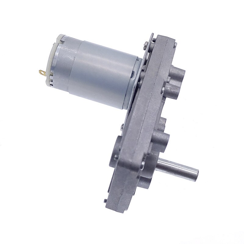 Snäckväxelmotor 12v reducerare 20-157 rpm likström högt vridmoment elmotor metallväxel back självlåsning för automationsutrustning