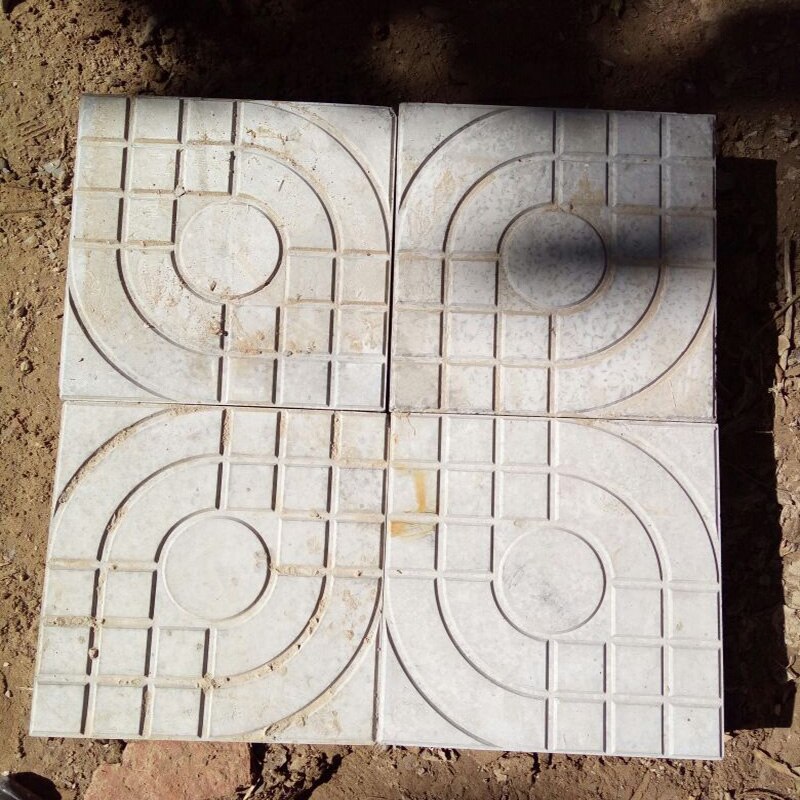 Plastic Brick DIY Square Garden Path Concrete Plastic Brick Mold Paving Propylene Pavement Walkway Garden Buildings Accessories