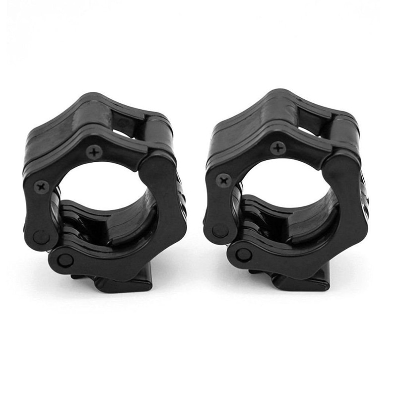 1 Pair 50mm 2" Spinlock Collars Barbell Collar Lock Dumbell Clips Clamp Weight lifting Bar Gym Dumbbell Fitness Body Building