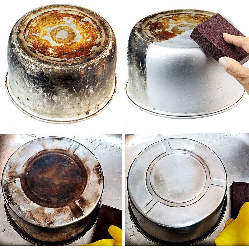 Kitchen Accessories Emery Sponge Sponge for Removing Rust Cleaning Cotton Tools Descaling Clean Rub Pot Kitchen Gadgets