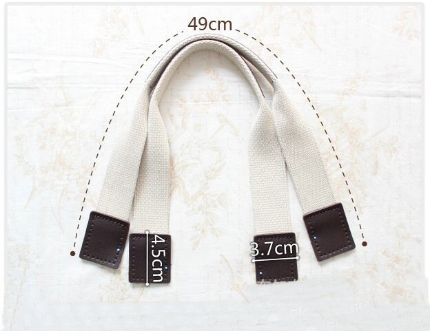 Leather Bag strap handle Square head Webbing DIY sewing handmade Hand bag accessories 49cm*3cm