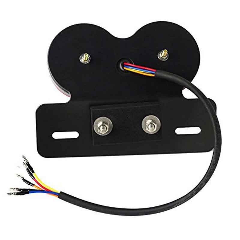 40-Led 40W Motorfiets Achterlicht Geïntegreerde Running Lamp Brake & Richtingaanwijzer Met Kenteken Beugel voor Harly Motorcycle