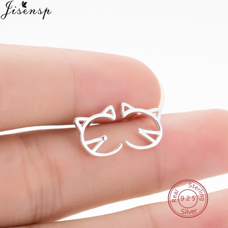 100% 925 Sterling Silver Earrings Stud for Women Girls Minimalist Jewelry Geometric Plane Butterfly Star Earring Party bijoux: FED127