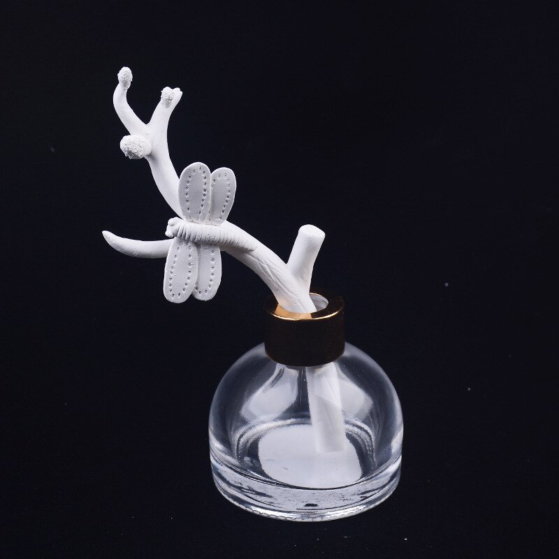 1pcs Aromatherapy Ceramic Flower for Reed Diffuser, Home Fragrance and Essential Oil Home Decoration Ceramic Accessaries: Lavender
