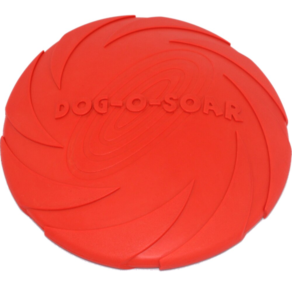 Dog Flying Disc Soft Flexible Rubber Fun Floating Foldable Flyer Disc Dog Flying Saucer Toy For Interactive Play Exercising