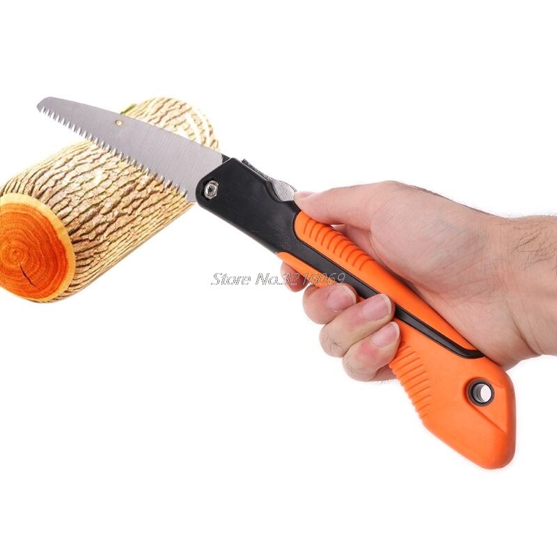1PC Folding Steel Wood Cutting Survival Hand Saw 7Teeth per Inch Household Garden Pruning Saw Hand Tools 6/8/10"