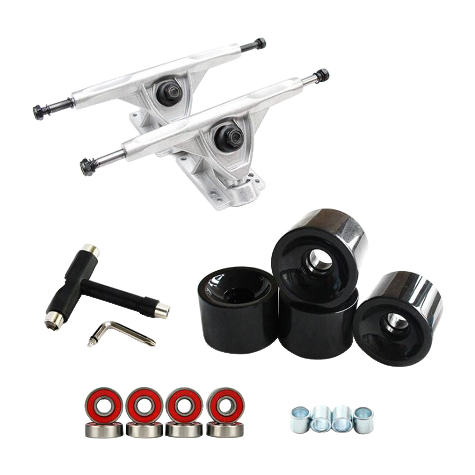Solide Skateboard Lkw Rad Reparatur Multi-tools Installieren Montage Lager Skateboard Longboard Räder Roller Reparatur Werkzeuge