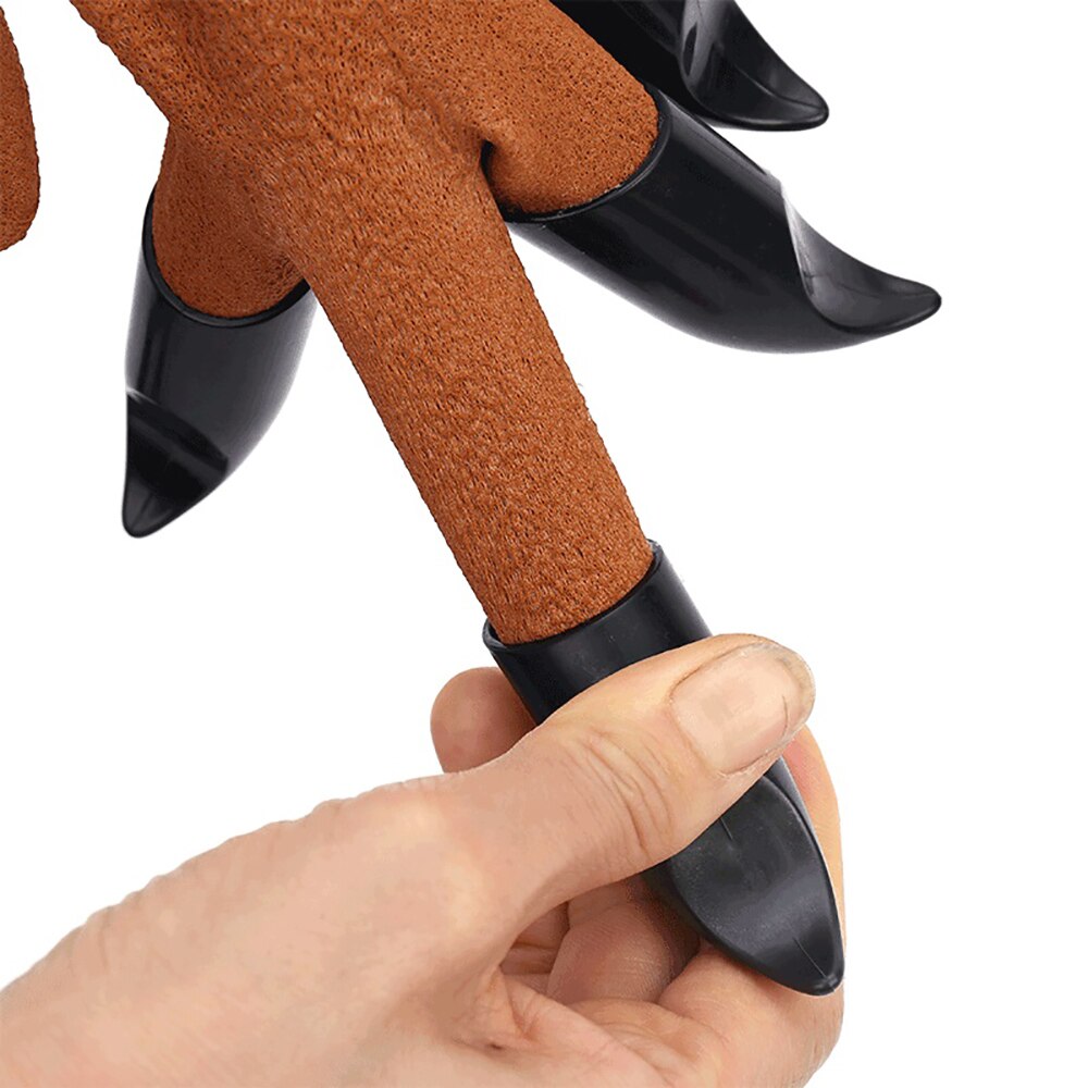 Guanti da giardino con artigli in plastica ABS giardinaggio scavare piantare guanti da lavoro impermeabili durevoli guanti da giardino in gomma per esterni