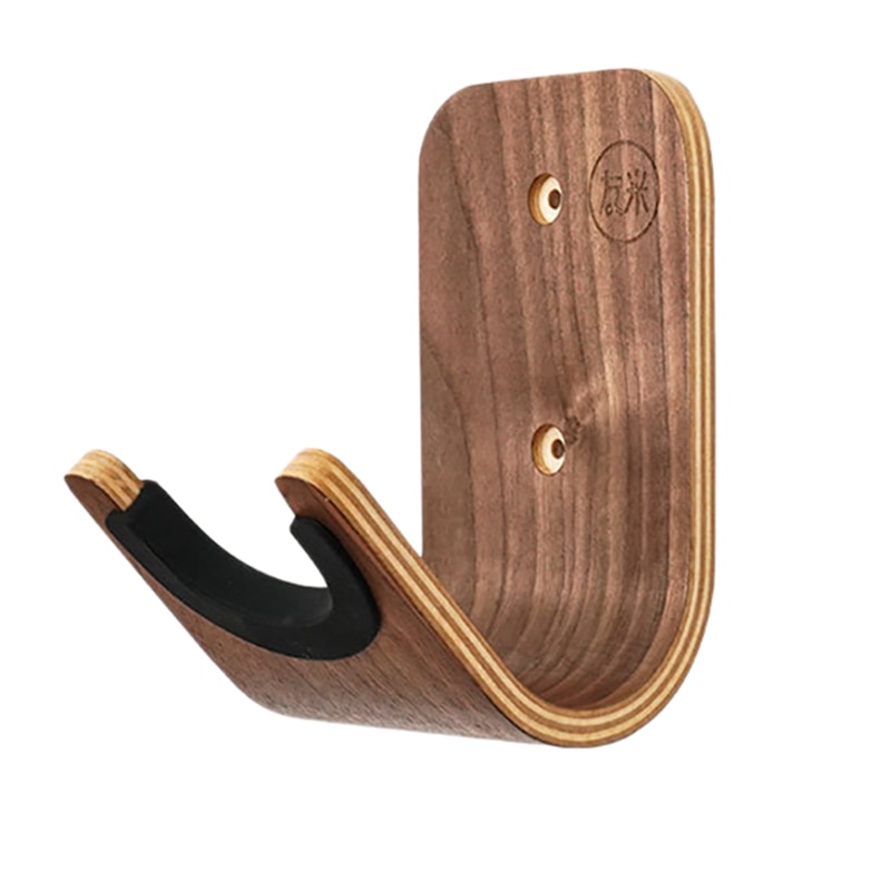 Topskateboard väggfäste trä skateboard hängare hållare rack display för skateboards och longboards elgitarr ukulele: Default Title