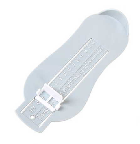 Baby Voet Maatregel Gauge Schoenen Maat Meten Ruler Tool Baby Kind Schoen Peuter Baby Schoenen Fittings: light blue