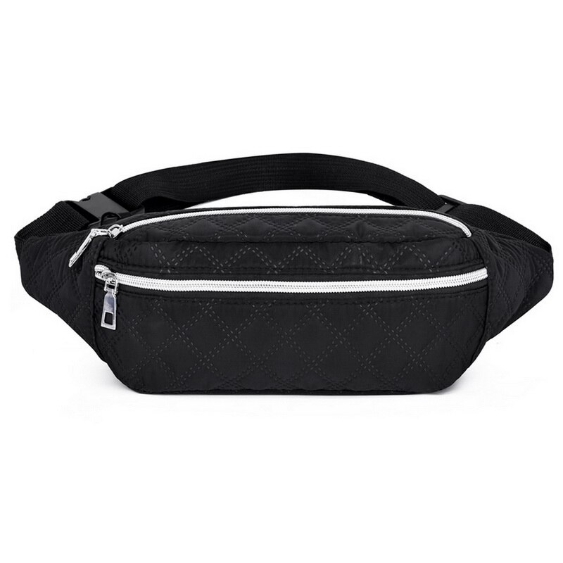 Wasserdicht Taille Pack Frauen Sport Laufen Taille Tasche Für Männer praktisch Halfter Gürtel Tasche Fitnessstudio Fitness Reisen Beutel Brust taschen: Schwarz